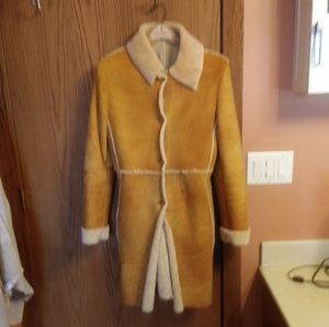 Antonella - Tobacco Shearling Coat